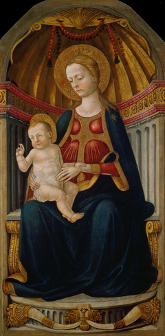 Virgin and Child on the Throne by Neri di Bicci