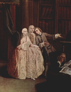 Visit to a Library by Pietro Longhi