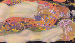 Water Serpents II by Gustav Klimt