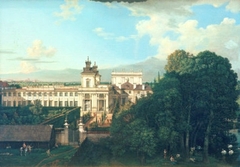 Wilanów Palace as seen from south by Bernardo Bellotto