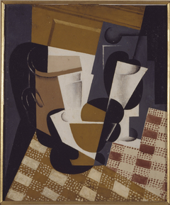 Wine Jug and Glass by Juan Gris