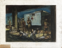 Wounded Citizens Receiving Aid at Manila by Michael Waskowsky