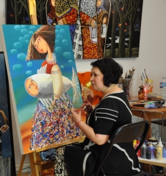 Yelena Dyumin featured artist on Colour in Your Life TV Show by Yelena Revis