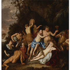 A Bacchanal by Johan Danckerts