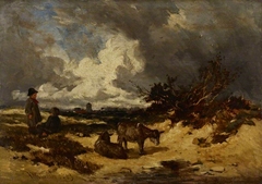 A Heath Scene by William James Müller