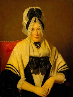 A Lady in a Lace Cap (possibly Ann Edgar, Lady Raeburn) by Henry Raeburn