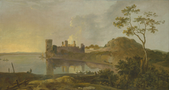 A Summer Evening (Caernarfon Castle) by Richard Wilson