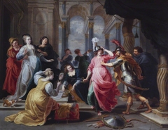 Achilles discovered amongst the Daughters of Lycomedes by Willem van Herp