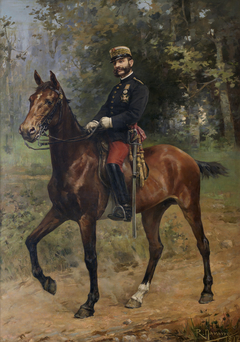 Alfonso XII a caballo by Román Navarro