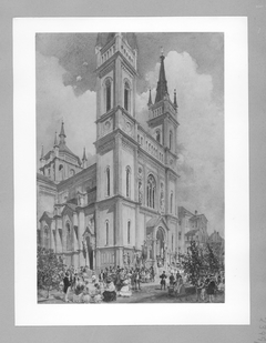 Alt-Lerchenfelder Kirche bei Wien by Rudolf von Alt