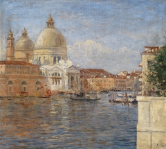 Am Canal Grande Venedig by Richard Lipps