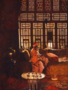 An Arab Interior by Arthur Melville