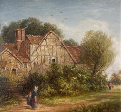 An English Cottage by William Henry Hall