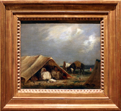 Arab Encampment by Eugène Delacroix