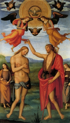 Baptism of Christ by Pietro Perugino