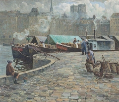 Bateaux Des Pommes, Paris by Herbert Ivan Babbage