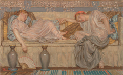 Beads (study) by Albert Joseph Moore