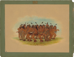 Bear Dance - K'nisteneux by George Catlin