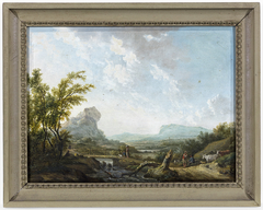 Bergachtig landschap by Gerardus Wieringa