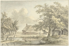 Boerderij te Eext (Drenthe) by Egbert van Drielst