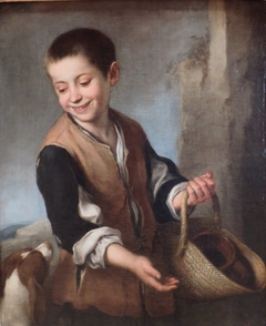 Boy with a Dog by Bartolomé Esteban Murillo