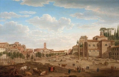 Campo Vaccino, Rome by Hendrik Frans van Lint