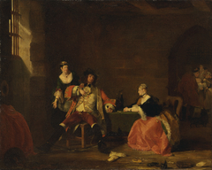 Captain Macheath Upbraided by Polly and Lucy in the 'Beggar's Opera', 1826 by Gilbert Stuart Newton