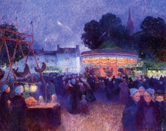 Carnival at Night, Saint-Pol-de-Léon by Ferdinand du Puigaudeau