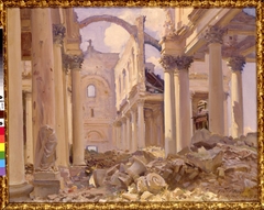 Cathedral of Arras, August 1918 by John Singer Sargent