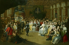 Charles II dancing at a Ball at Court by Hieronymus Janssens