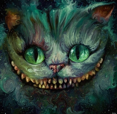 Cheshire Cat by Nicky Barkla