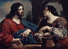 Christ and the Woman of Samaria by Guercino