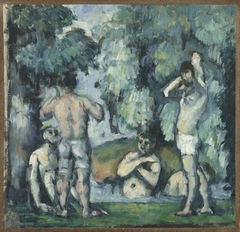 Cinq baigneurs (Five Bathers) by Paul Cézanne