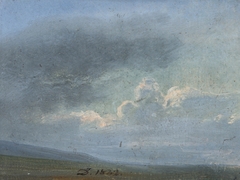 Cloud study by Johan Christian Dahl