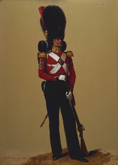 Colour-Sergeant William Maundrell, Coldstream Guards by Alexandre-Jean Dubois-Drahonet