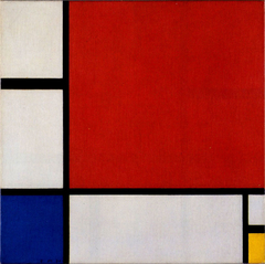 Composition II in Red, Blue, and Yellow by Piet Mondrian