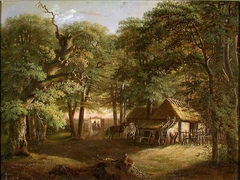 Cottage in the Wood by Thomas Fearnley