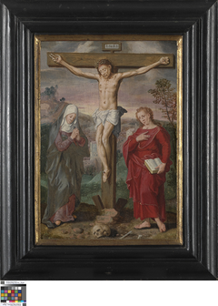 Crucified Christ with Mary and John by Anonymous