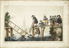 De gebroken brug by Harmen ter Borch