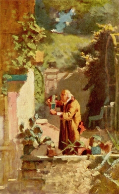 Der Herr Pfarrer als Kakteenfreund by Carl Spitzweg