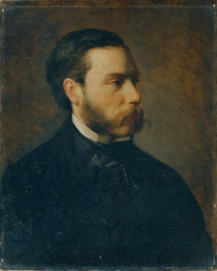 Der Kunsthändler Georg Plach by Carl Rahl