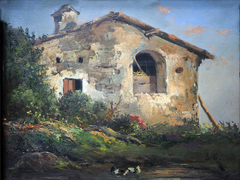 Derelict House by Louis Gurlitt