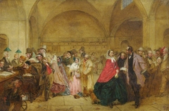 Dividend Day at the Bank of England by George Elgar Hicks