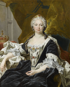 Elisabeth Farnèse, reine d'Espagne (1692-1766) by Louis-Michel van Loo