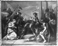 Enthaltsamkeit des Scipio by Sebastiano Ricci