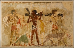 Facsimile painting from the tomb of Rekhmire by Nina M Davies