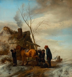 Farrier Shoeing a Horse by Philips Wouwerman