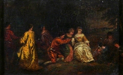 Fête champêtre by Antoine Watteau