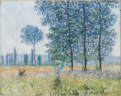 Fields in Spring by Claude Monet