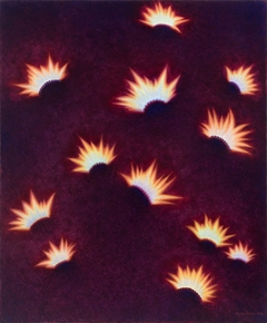 Fires in Space by Agnes Pelton